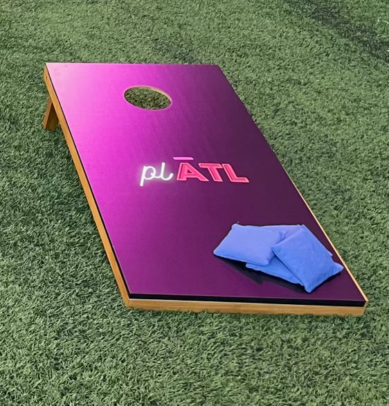 One Set of 2 Custom Cornhole Boards with Bags