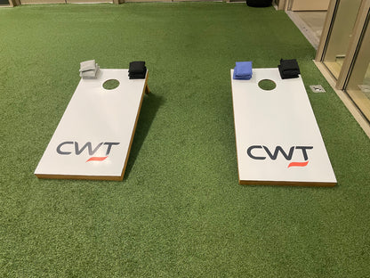 One Set of 2 Custom Cornhole Boards with Bags