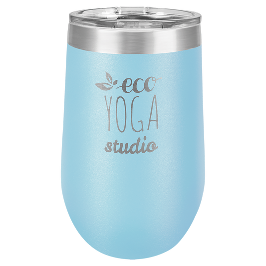 The Pugsecco | 16 oz | Custom Wine Tumbler